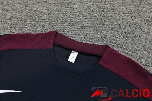 T Shirt Allenamento Inghilterra + Pantaloncini Blu Reale 2023/2024