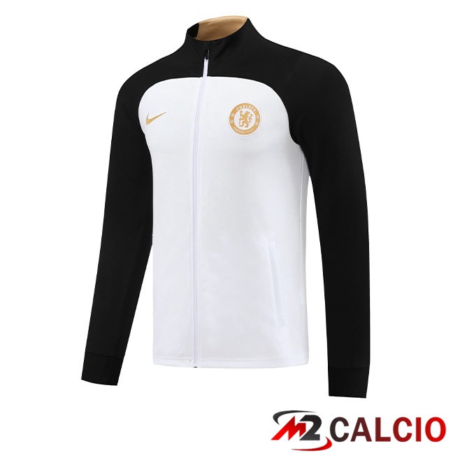 Maglie Calcio Personalizzate,Tute Calcio Squadre,Maglia Nazionale Italiana Calcio | Giacca Calcio FC Chelsea Bianco 2023/2024