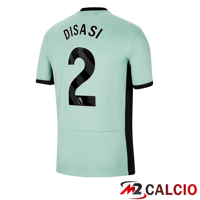 Maglie Calcio Personalizzate,Tute Calcio Squadre,Maglia Nazionale Italiana Calcio | Maglie Calcio FC Chelsea (Disasi 2) Terza Verde 2023/2024