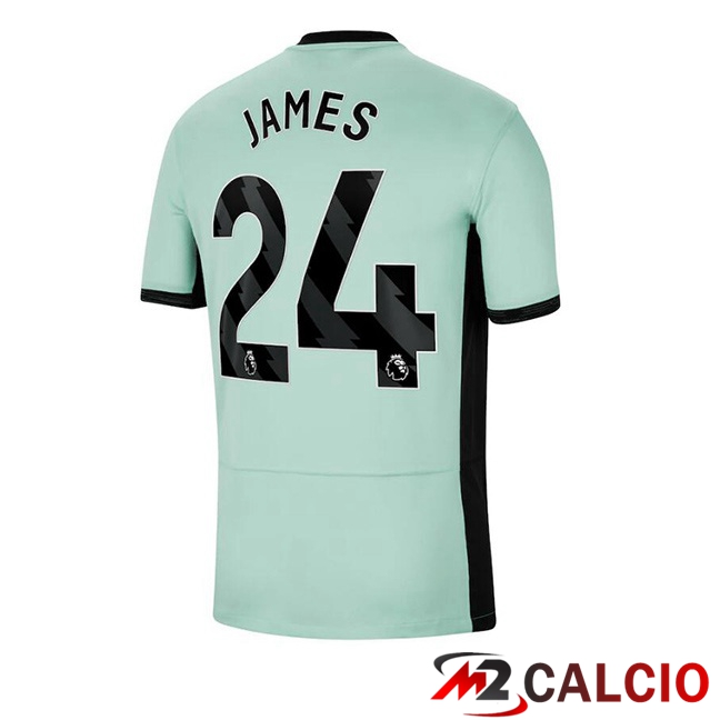 Maglie Calcio Personalizzate,Tute Calcio Squadre,Maglia Nazionale Italiana Calcio | Maglie Calcio FC Chelsea (James 24) Terza Verde 2023/2024