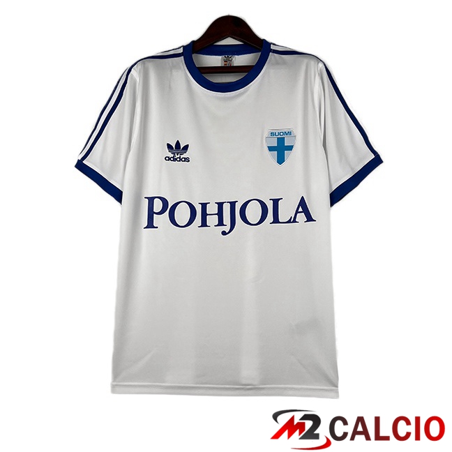 Maglie Calcio Finlandia Retro Prima Bianco 1982