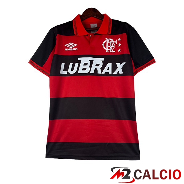 Maglie Calcio Flamengo Retro Prima Rosso Nero 1990