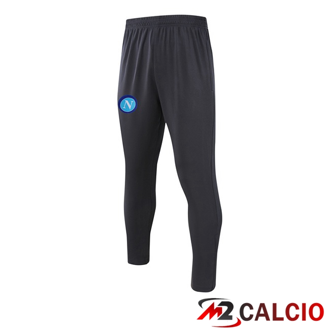 Maglie Calcio Personalizzate,Tute Calcio Squadre,Maglia Nazionale Italiana Calcio | Pantaloni Da Allenamento SSC Napoli Grigio 2023/2024