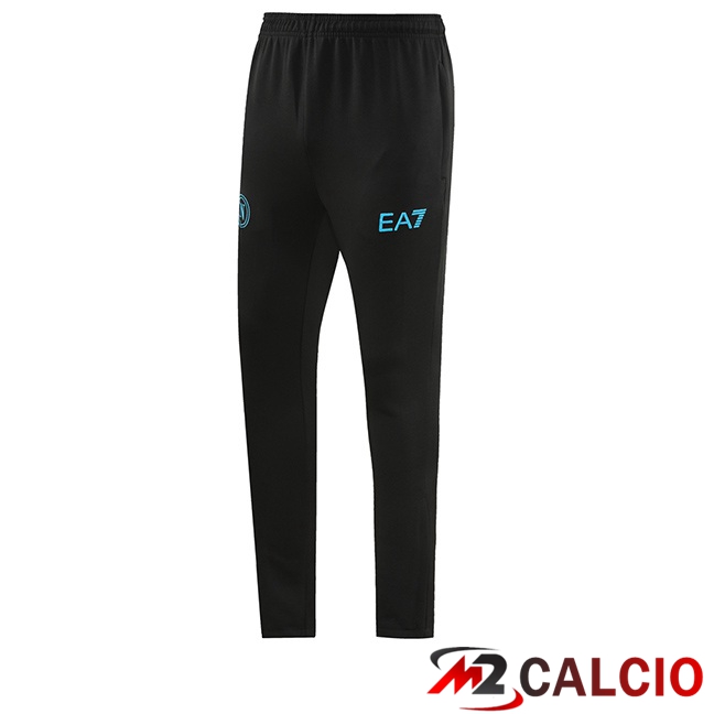 Maglie Calcio Personalizzate,Tute Calcio Squadre,Maglia Nazionale Italiana Calcio | Pantaloni Da Allenamento SSC Napoli Nero 2023/2024
