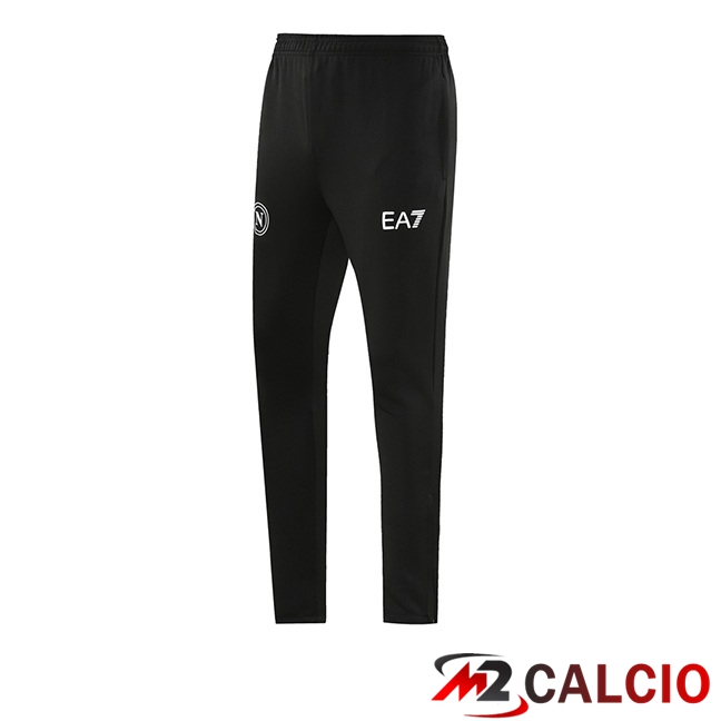 Maglie Calcio Personalizzate,Tute Calcio Squadre,Maglia Nazionale Italiana Calcio | Pantaloni Da Allenamento SSC Napoli Nero 2023/2024