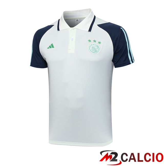 Maglie Calcio Personalizzate,Tute Calcio Squadre,Maglia Nazionale Italiana Calcio | Maglia Polo AFC Ajax Verde 2023/2024