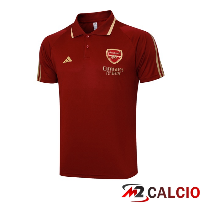 Maglia Polo Arsenal Rosso 2023/2024