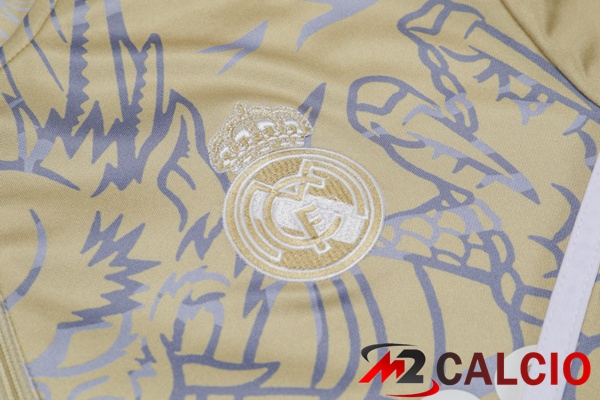 Insieme Tuta Calcio Real Madrid Giallo 2023/2024