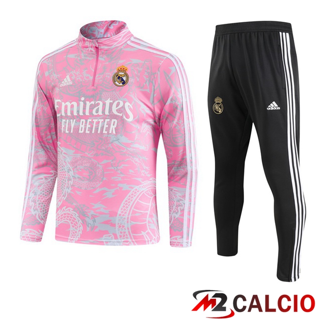 Insieme Tuta Calcio Real Madrid Rosa 2023/2024