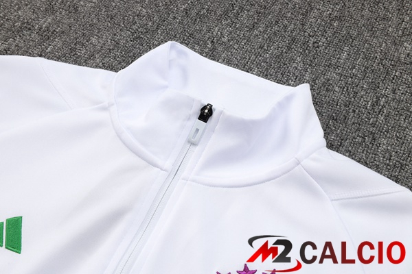 Insieme Tuta Calcio - Giacca Bayern Monaco Bianco 2023/2024