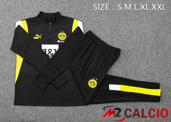 Insieme Tuta Calcio Dortmund BVB Nero 2023/2024