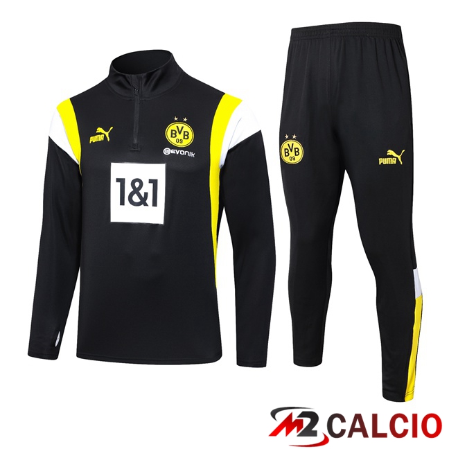 Insieme Tuta Calcio Dortmund BVB Nero 2023/2024