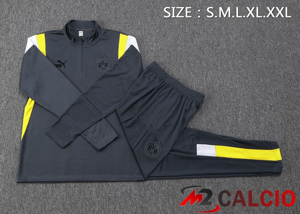 Insieme Tuta Calcio Dortmund BVB Grigio 2023/2024