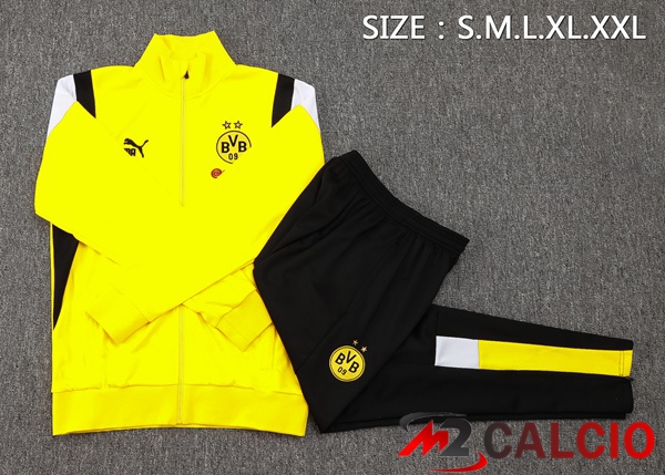 Insieme Tuta Calcio - Giacca Dortmund BVB Giallo 2023/2024