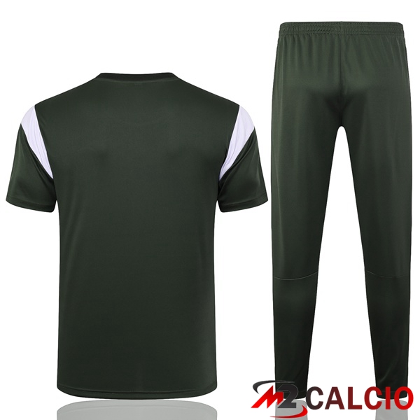T Shirt Allenamento Manchester City + Pantaloni Verde 2023/2024
