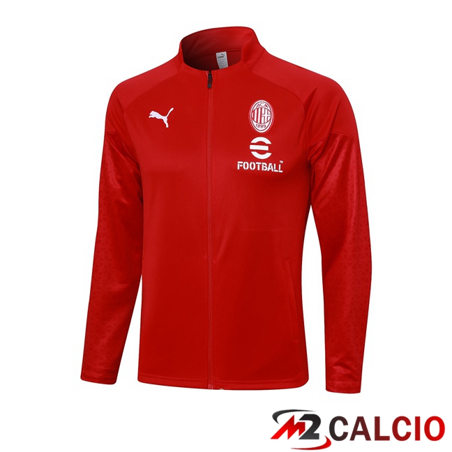Maglie Calcio Personalizzate,Tute Calcio Squadre,Maglia Nazionale Italiana Calcio | Giacca Calcio AC Milan Rosso 2023/2024