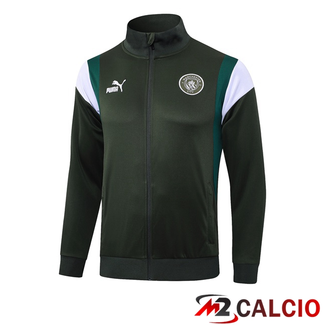 Maglie Calcio Personalizzate,Tute Calcio Squadre,Maglia Nazionale Italiana Calcio | Giacca Calcio Manchester City Verde 2023/2024