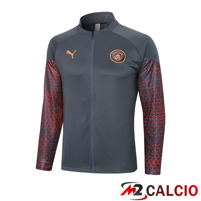 Maglie Calcio Personalizzate,Tute Calcio Squadre,Maglia Nazionale Italiana Calcio | Giacca Calcio Manchester City Grigio 2023/2024