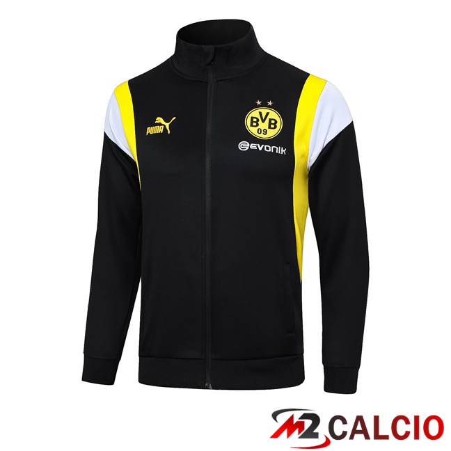 Maglie Calcio Personalizzate,Tute Calcio Squadre,Maglia Nazionale Italiana Calcio | Giacca Calcio Dortmund BVB Nero 2023/2024