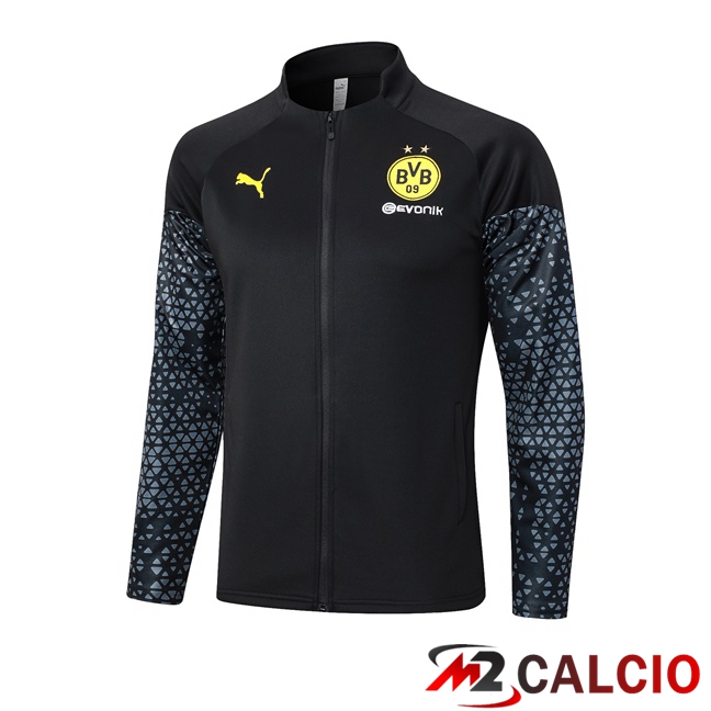 Maglie Calcio Personalizzate,Tute Calcio Squadre,Maglia Nazionale Italiana Calcio | Giacca Calcio Dortmund BVB Nero 2023/2024