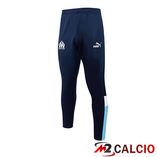 Maglie Calcio Personalizzate,Tute Calcio Squadre,Maglia Nazionale Italiana Calcio | Pantaloni Da Allenamento Marsiglia OM Blu Reale 2023/2024
