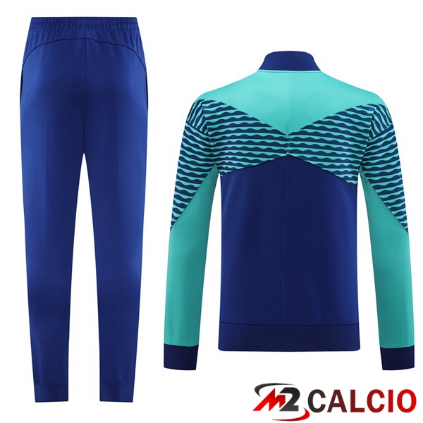 Insieme Tuta Calcio - Giacca Brasile Blu 2023/2024
