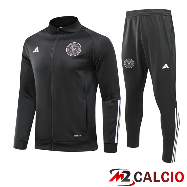 Insieme Tuta Calcio - Giacca Inter Miami CF Nero 2023/2024