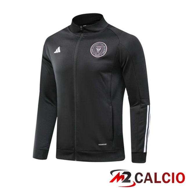 Maglie Calcio Personalizzate,Tute Calcio Squadre,Maglia Nazionale Italiana Calcio | Giacca Calcio Inter Miami CF Nero 2023/2024