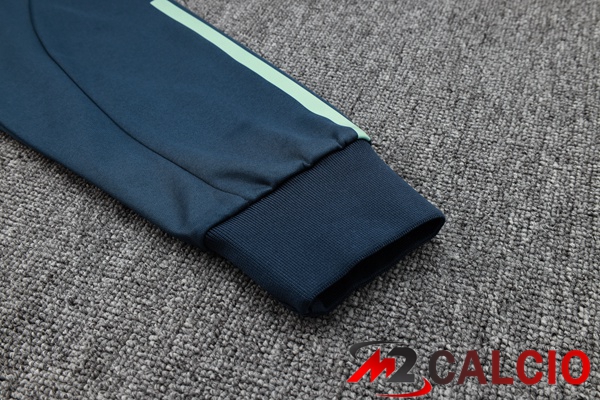 Insieme Tuta Calcio Con Cappuccio AFC Ajax Blu Reale 2023/2024
