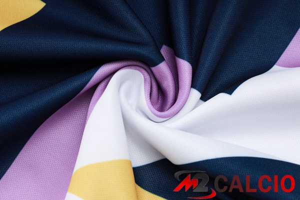 Insieme Tuta Calcio Con Cappuccio Real Madrid Bianco Blu Reale 2023/2024
