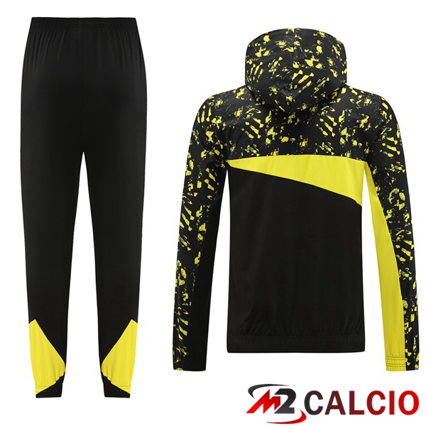 Insieme Giacca A Vento Dortmund BVB Nero Giallo 2023/2024