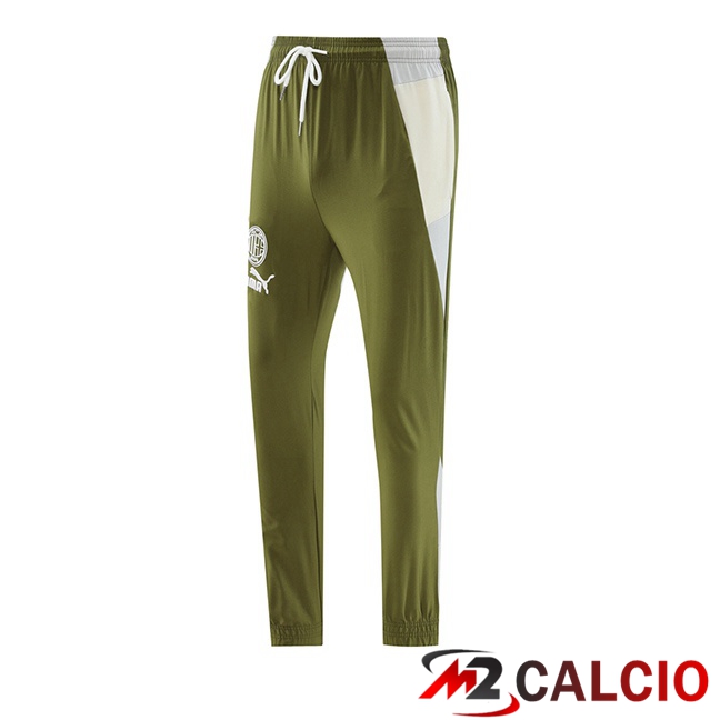 Maglie Calcio Personalizzate,Tute Calcio Squadre,Maglia Nazionale Italiana Calcio | Pantaloni Da Allenamento AC Milan Giallo 2023/2024