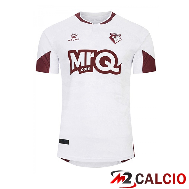 Maglie Calcio Personalizzate,Tute Calcio Squadre,Maglia Nazionale Italiana Calcio | Maglie Calcio Watford FC Seconda Bianco 2023/2024
