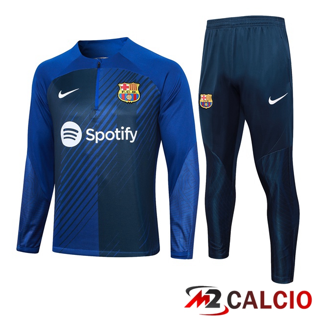 Insieme Tuta Calcio FC Barcellona Blu 2023/2024