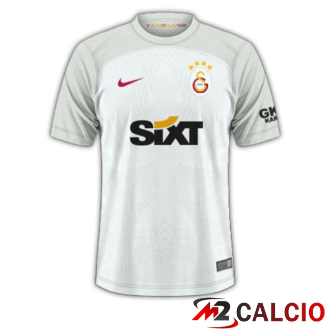 Maglie Calcio Personalizzate,Tute Calcio Squadre,Maglia Nazionale Italiana Calcio | Maglie Calcio Galatasaray SK Seconda Bianco 2023/2024