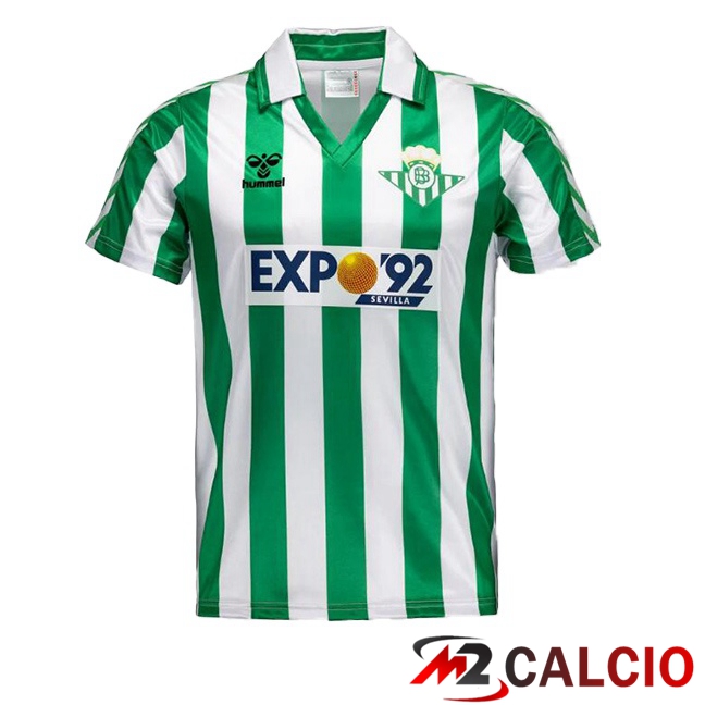 Maglie Calcio Personalizzate,Tute Calcio Squadre,Maglia Nazionale Italiana Calcio | Maglie Calcio Real Betis Retro Prima Verde 1988-1989