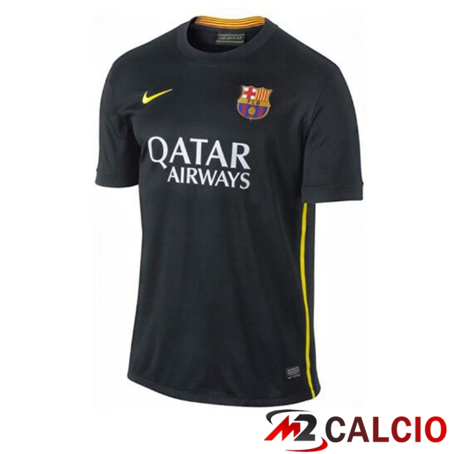 Maglie Calcio Personalizzate,Tute Calcio Squadre,Maglia Nazionale Italiana Calcio | Maglie Calcio FC Barcellona Retro Terza Nero 2013-2014