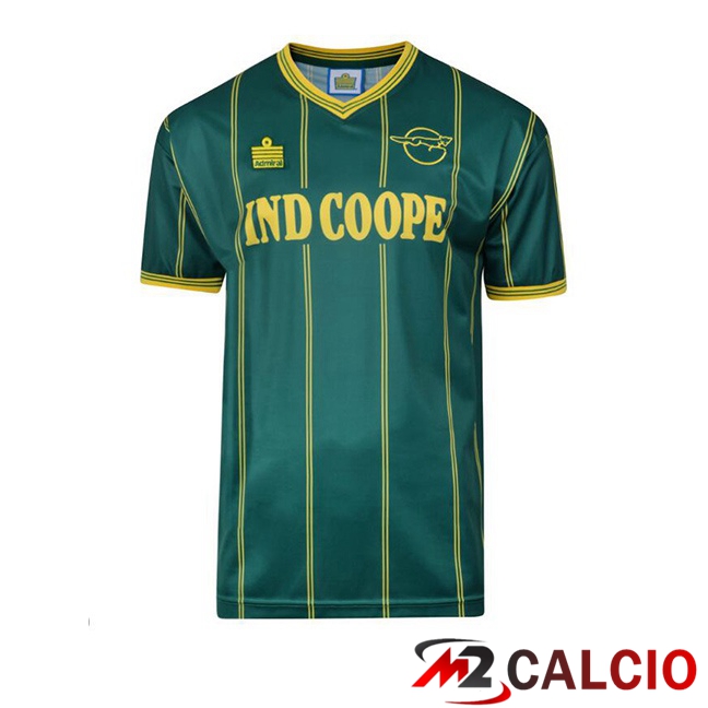 Maglie Calcio Personalizzate,Tute Calcio Squadre,Maglia Nazionale Italiana Calcio | Maglie Calcio Leicester City Retro Seconda Verde 1984