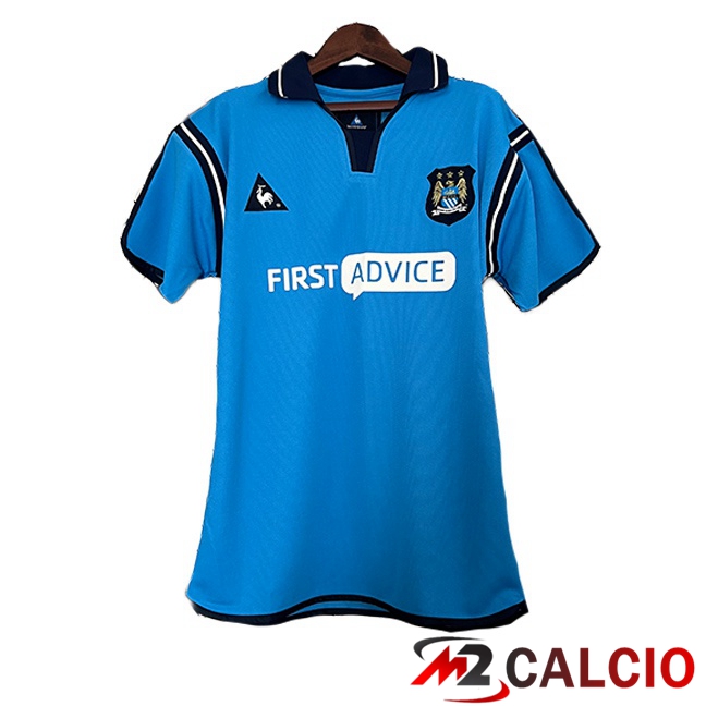 Maglie Calcio Personalizzate,Tute Calcio Squadre,Maglia Nazionale Italiana Calcio | Maglie Calcio Manchester City Retro Prima Blu 2002-2003