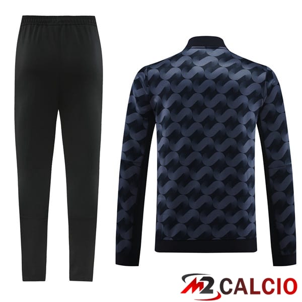 Insieme Tuta Calcio - Giacca Real Madrid Blu Reale 2024/2025