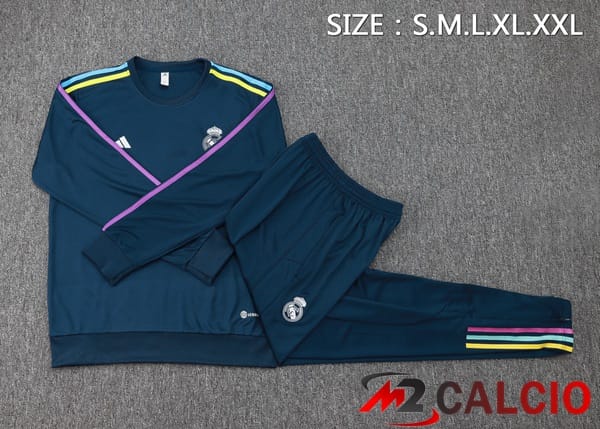 Insieme Tuta Calcio Real Madrid Blu Reale 2024/2025