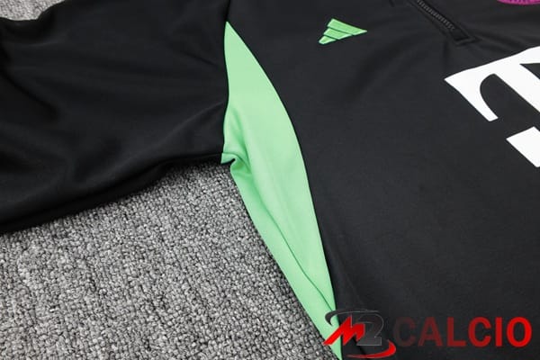 Tuta Calcio - Felpa Con Cappuccio Bayern Monaco Nero 2024/2025