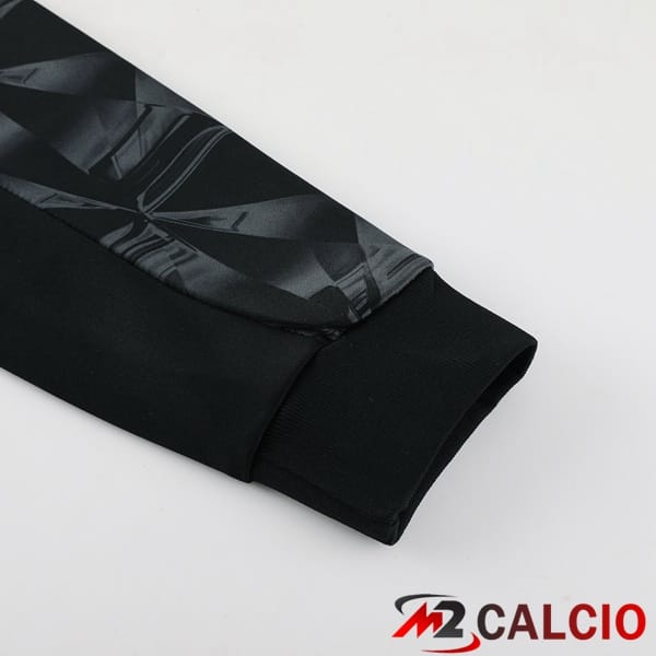 Insieme Tuta Calcio - Giacca AFC Ajax Nero 2024/2025