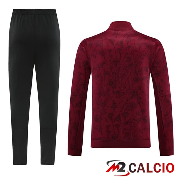 Insieme Tuta Calcio - Giacca Bayern Monaco Rosso 2024/2025