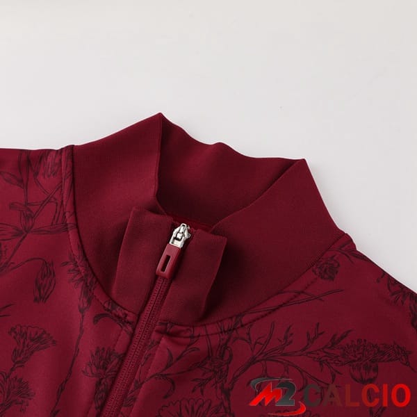Insieme Tuta Calcio - Giacca Bayern Monaco Rosso 2024/2025
