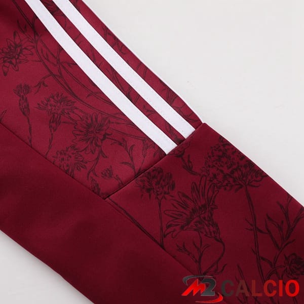 Insieme Tuta Calcio - Giacca Bayern Monaco Rosso 2024/2025