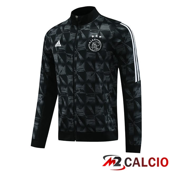 Maglie Calcio Personalizzate,Tute Calcio Squadre,Maglia Nazionale Italiana Calcio | Giacca Calcio AFC Ajax Nero 2024/2025
