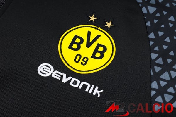 Tuta Calcio - Felpa Con Cappuccio Dortmund BVB Nero 2024/2025