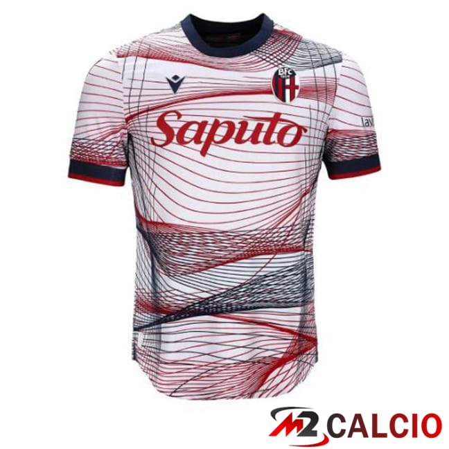 Maglie Calcio Personalizzate,Tute Calcio Squadre,Maglia Nazionale Italiana Calcio | Maglie Calcio Bologna Terza Bianco Rosso 2023/2024