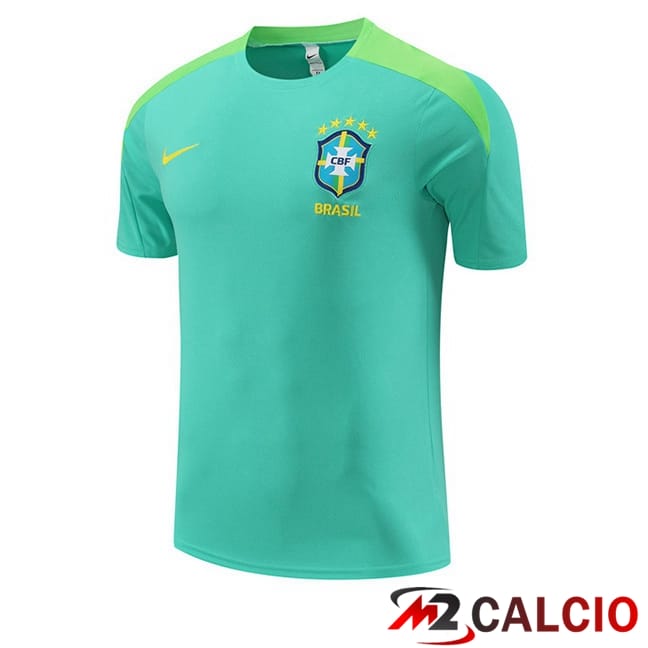 T Shirt Allenamento Brasile Verde 2024/2025